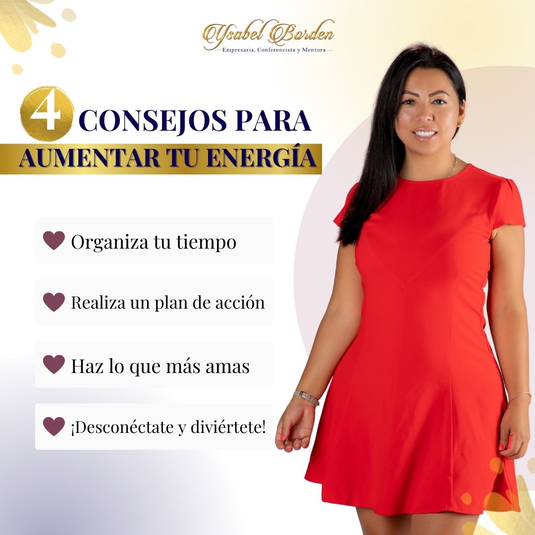 ✨ Para cerrar la semana de la mejor manera. Te comparto 4 consejos para que tu energía aumente. 🎉😌

📌 Cuéntame ¿Conocías estos consejos? ¡Te estaré leyendo en los comentarios! 👇

#ysabelborde #yb #miami #mentora #empresaria #consejos #motivacion