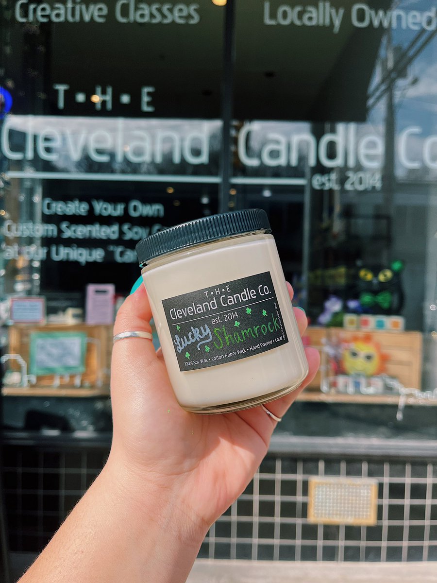CleCandleCo's tweet photo. Happy St. Patrick’s Day from Cleveland Candle Company! ✨

Shop with us in-store or get 13% off your online order this weekend! Use code: ‘LUCKY13’ at checkout 🍀

https://t.co/pPkFYKlI01 https://t.co/TjcOzhsZFr
