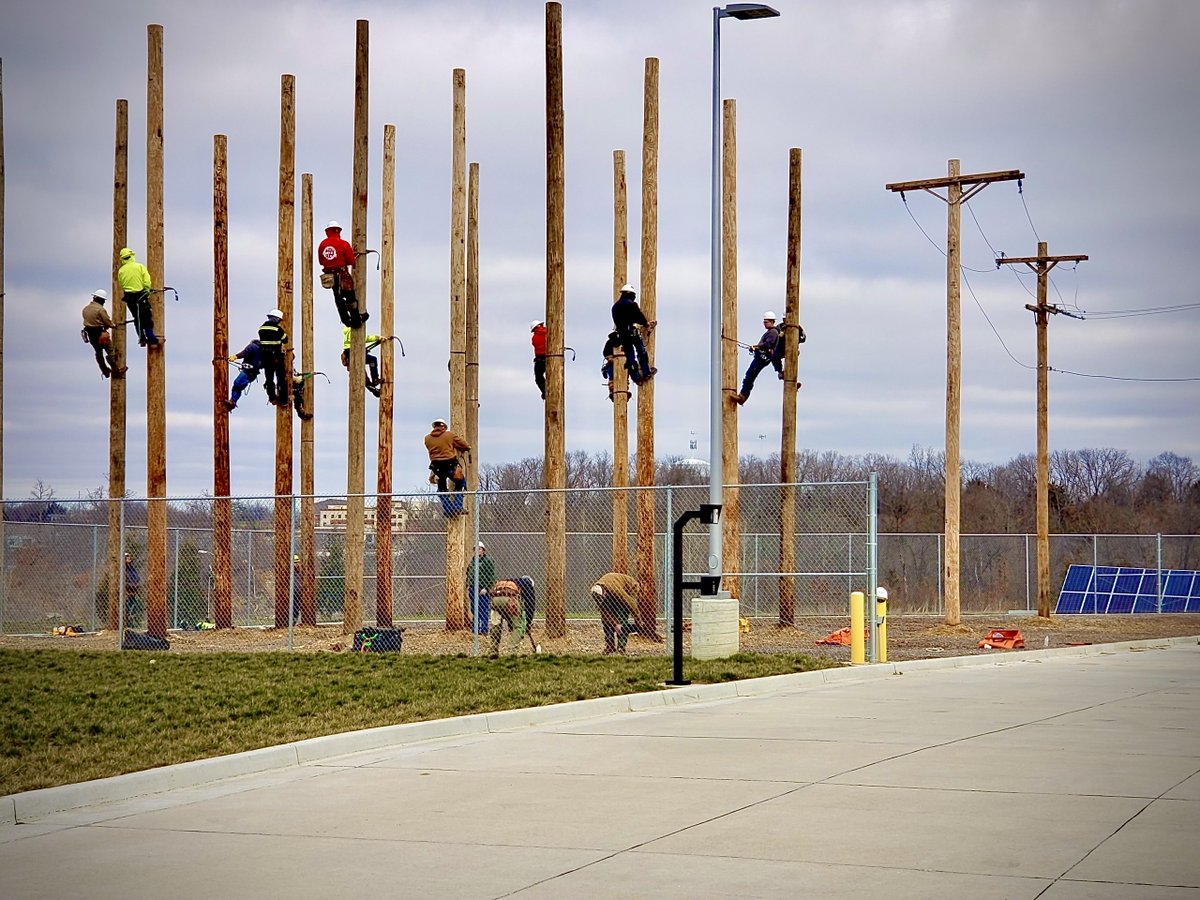 It's a bird... it's a plane... no, it's our first-year lineworker apprentices learning to climb utility poles! Proper training is essential to retaining your lineworkers, keeping them safe, and improving the reliability of your hometown electric system.