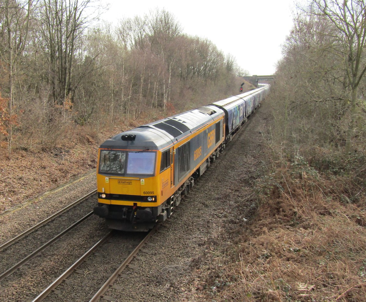 60095 at Oakenshaw 17/03/23 #class60 #locomotive
