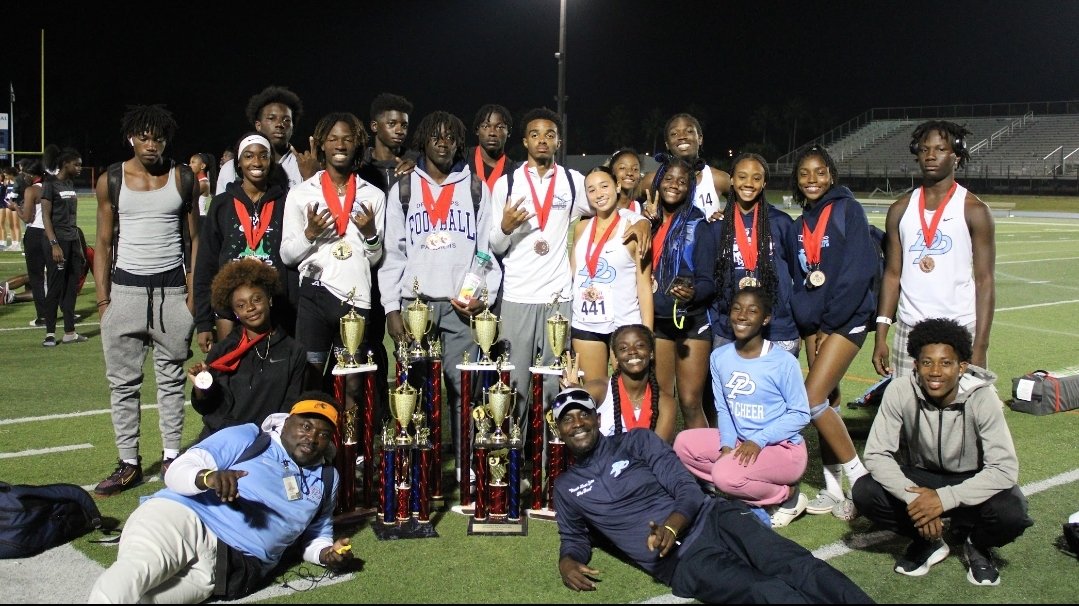 From Miami, Sam Burley meet to  Duval County Bob Hayes Orlando Dr. Phillips  Track Program