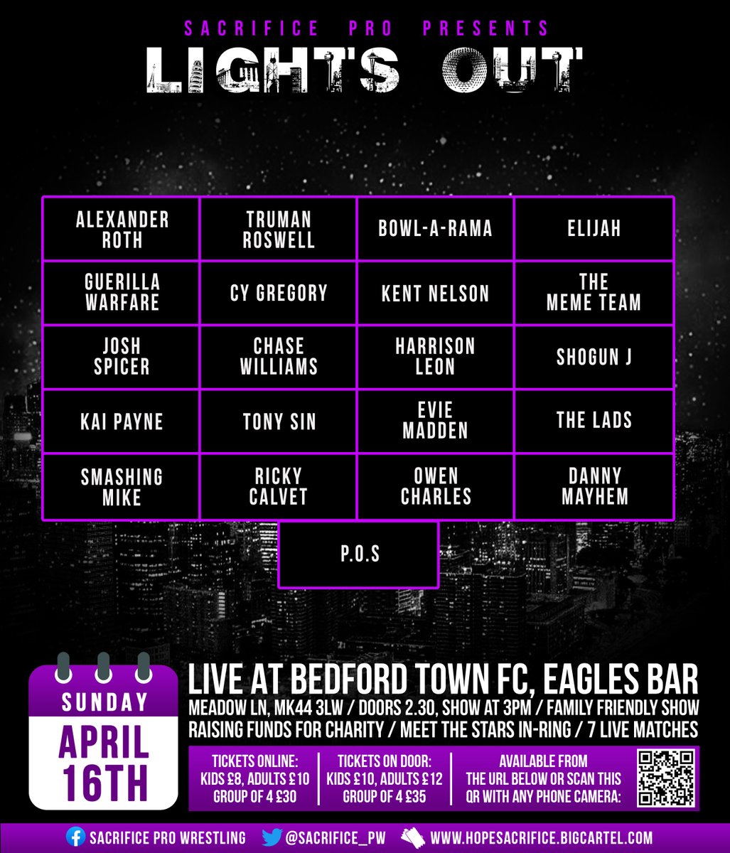 Sacrifice Pro Wrestling in Bedford tweet media