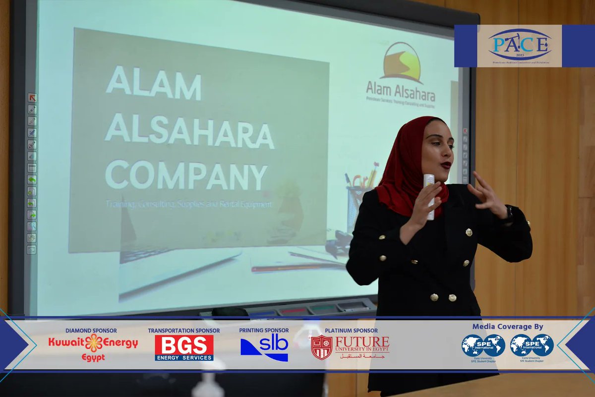 SPESUSC's tweet photo. Such an interesting session with information that enchant our minds.

Moments from Alam Alsahara Session🔥.

#PACE2023 https://t.co/IVYDVz6Dxw