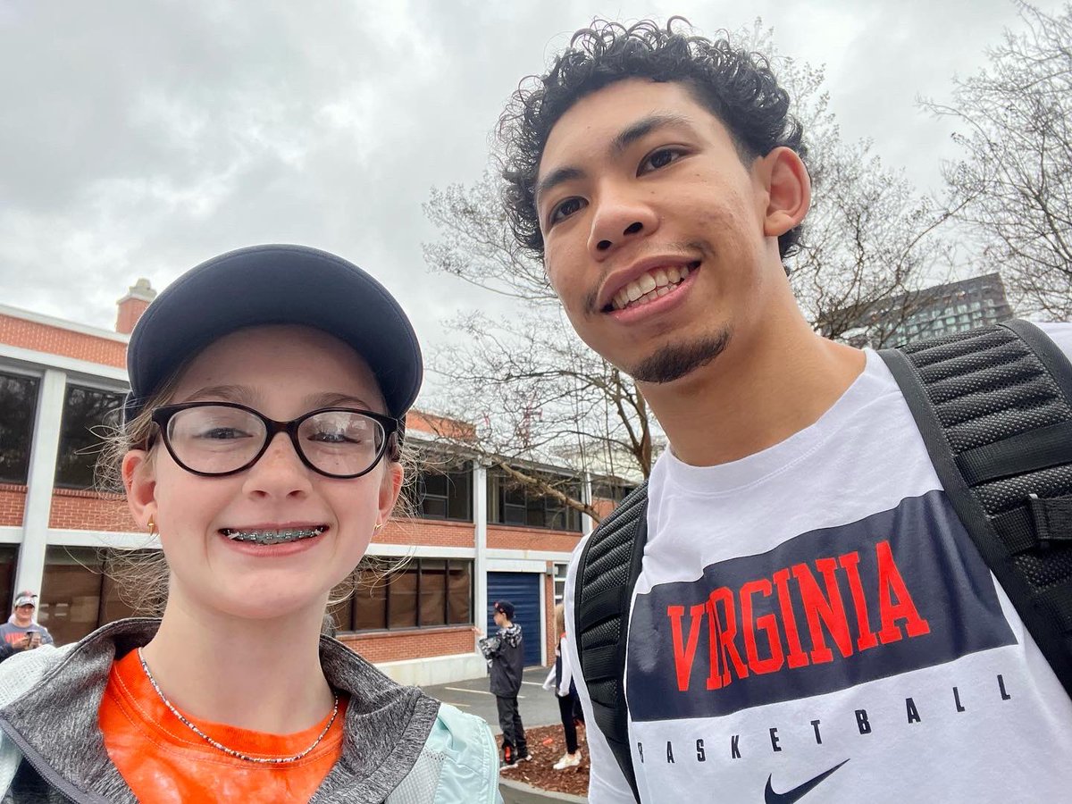 He will always be a champion. <a href="/ClarkKihei/">Kihei Clark</a> is an all-time favorite in the Piller household. Love my <a href="/UVAMensHoops/">Virginia Men's Basketball</a> 💙🧡