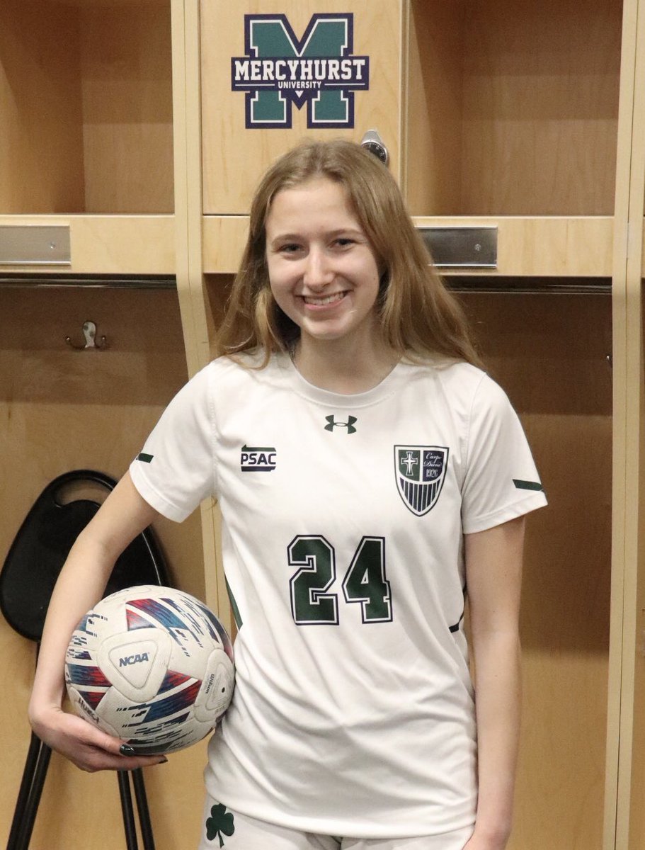 rbandura15's tweet photo. I am so excited to announce my verbal commitment to play soccer at @hurstwsoc Mercyhurst University! 
I cannot wait to continue my journey at such an amazing school!
Thank you to Coach Wall, Coach Lizzie and Coach Tamara for believing in me!!#hurstishome https://t.co/ujEgK5CBB7
