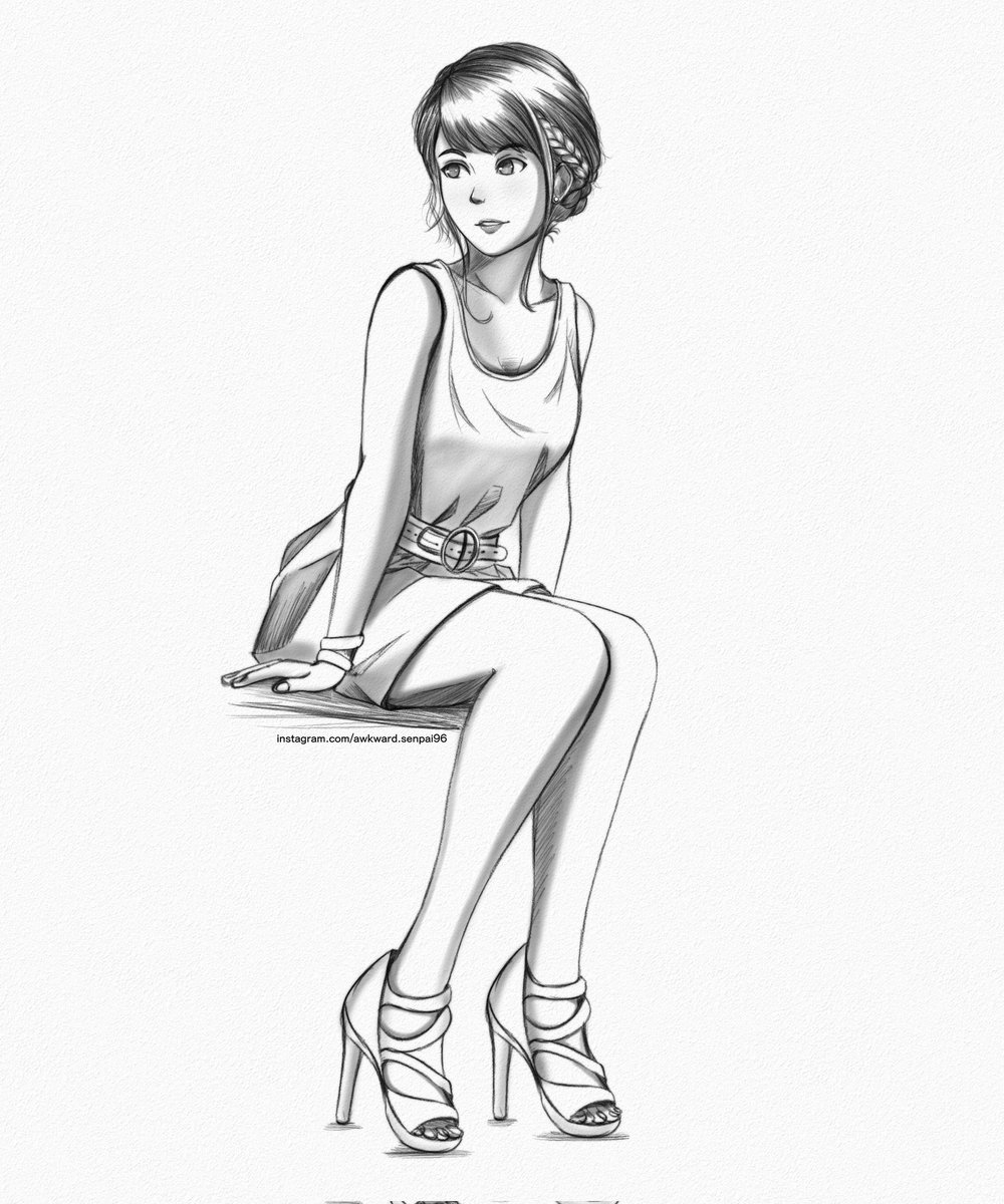 AwkwardSenpai96's tweet photo. Pose study

#digitalart #animeart #manga #study #girl #animegirl #sketch #Practice https://t.co/VwrLAbHrhc