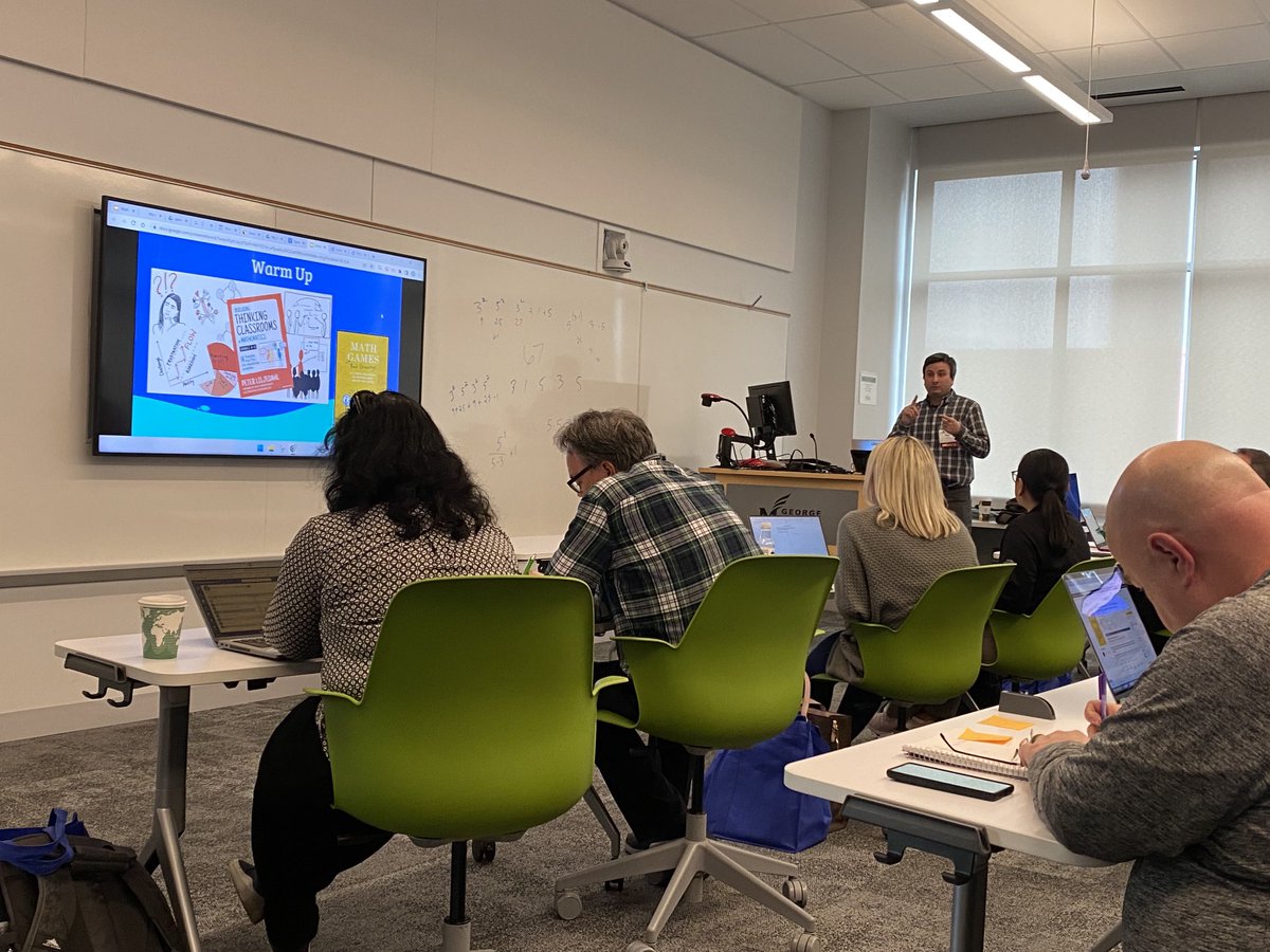 drloach4's tweet photo. CCPS High School mathematics teacher Nolan Doyle presenting on Formative Assessment —Engaging All Students @VCTMath! I loved the activities Nolan used to engage educators during his session. https://t.co/GcpLJoAd5X