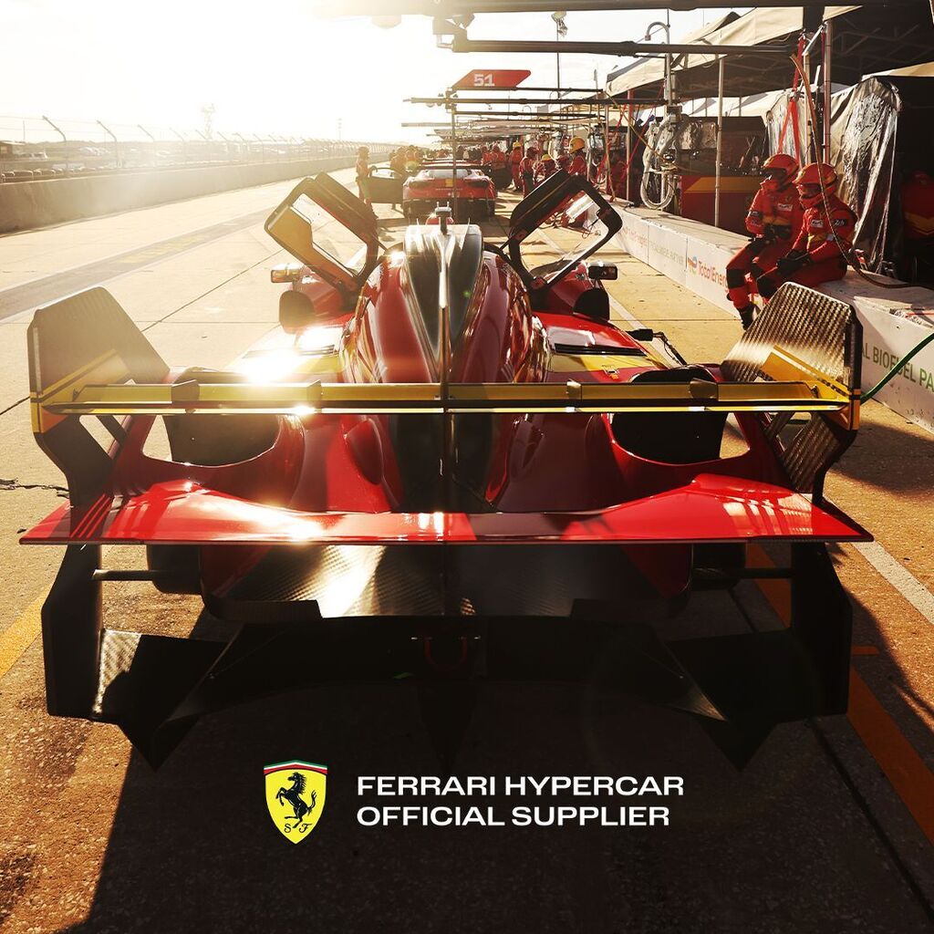 TubiExhaust's tweet photo. We are so proud to be at @ferrarihypercar  side as an Official Supplier of #Ferrari499P ’s first ever race.

This collaboration has allowed us to work in close partnership with Ferrari for the Hypercar race exhaust system.

It's thrilling to finally see the #50 lined up on t… https://t.co/nlf2yFcS0P