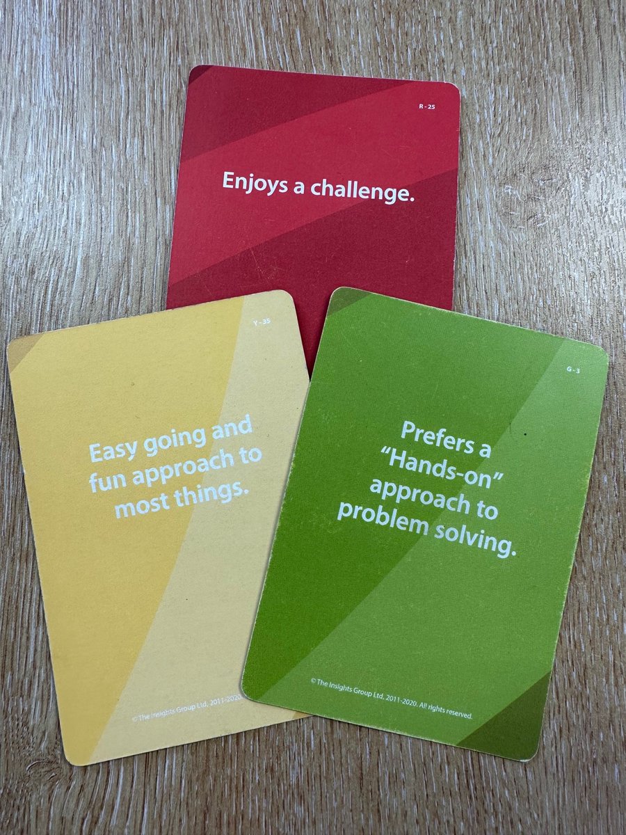 Time4Dementia's tweet photo. #ThursdayThoughts #ThursdayMotivation #Thursdayreflection on our recent presentation training with @Cleverteams using the insight cards to discover our personalities and those around us including colleagues and family members! Can you guess the team member from these cards? https://t.co/CeOenSPLEj