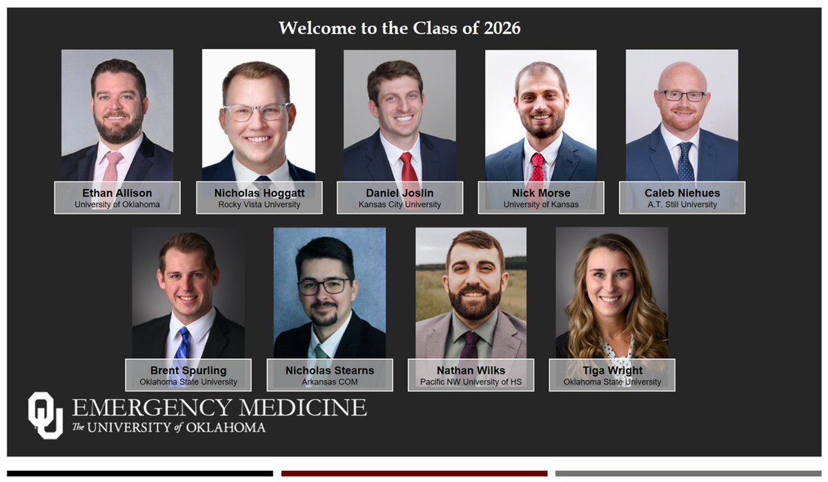 We are incredibly excited to welcome the OUDEM Class of 2026! #EMBound #Match2023