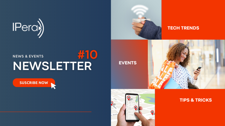 IPeraAI's tweet photo. Biweekly, we share the latest news &amp; events from IPera. Subscribe to our Newsletter! 🚀

IPeraAI Newsletter #10 👆 https://t.co/24z7yxHso2

#IPera #WiFi #Location #Navigation #tech #Dubai #WiFiAnalytics #H3CAccelerate2023 #GuestWiFi #Wayfinding #Hotels #Hospitality @H3CGlobal https://t.co/FISUgZqyNX