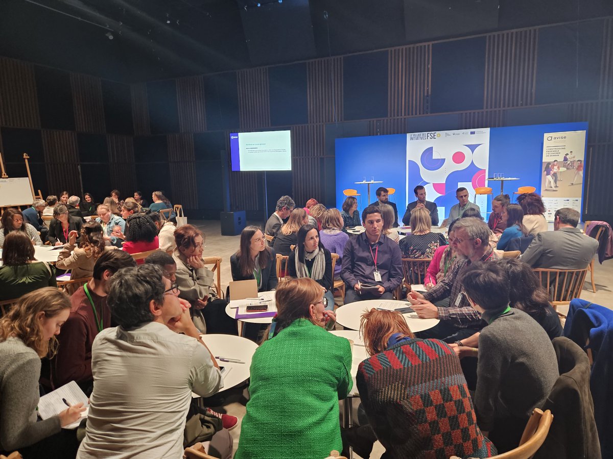 avise_org's tweet image. 📍 Hier et aujourd'hui se tenait le Village des initiatives FSE+ au @104paris, organisé par @Travail_Gouv et @Regionsdefrance 

🤝 Merci aux 200 participants venus assister aux ateliers de coconstruction organisés par l'Avise sur l'#innovationsociale !

#socinn @FSE_nat
