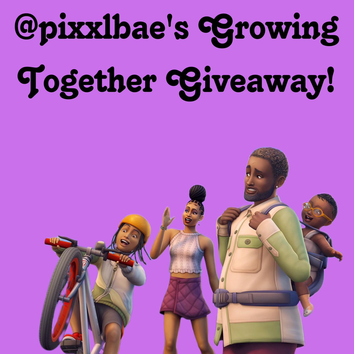 sooshii_kii's tweet photo. Are you ready to Grow Together? Because I’m giving away 2 copies of GROWING TOGETHER next Friday!! 

Rules:
- follow me here on Twitter and TikTok @pixxlbae
- retweet this tweet and give a video or two some love!
- comment done!

#sims4giveaway #growingtogether #sims4 #sims4gt https://t.co/6x6l063P40