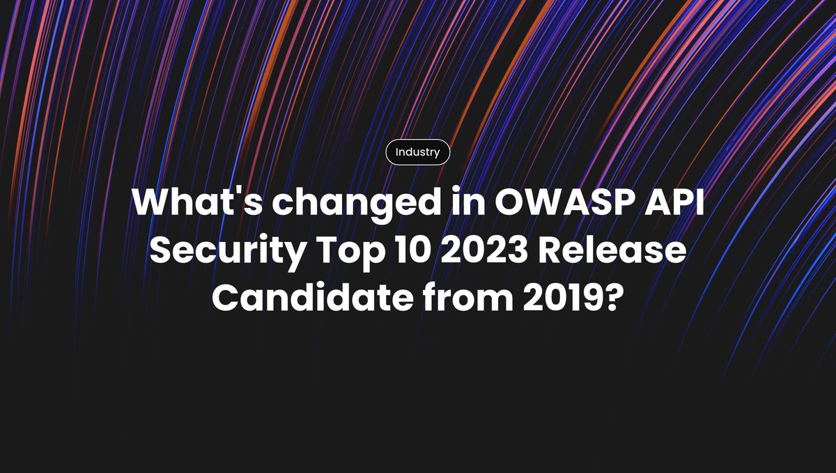 Aktodotio's tweet image. 🚨 The new OWASP API Security Top 10 2023 RC is here! Find out what&apos;s changed in our latest blog post akto.io/blog/whats-cha…

#APIsecurity #OWASPTop10 #OWASP