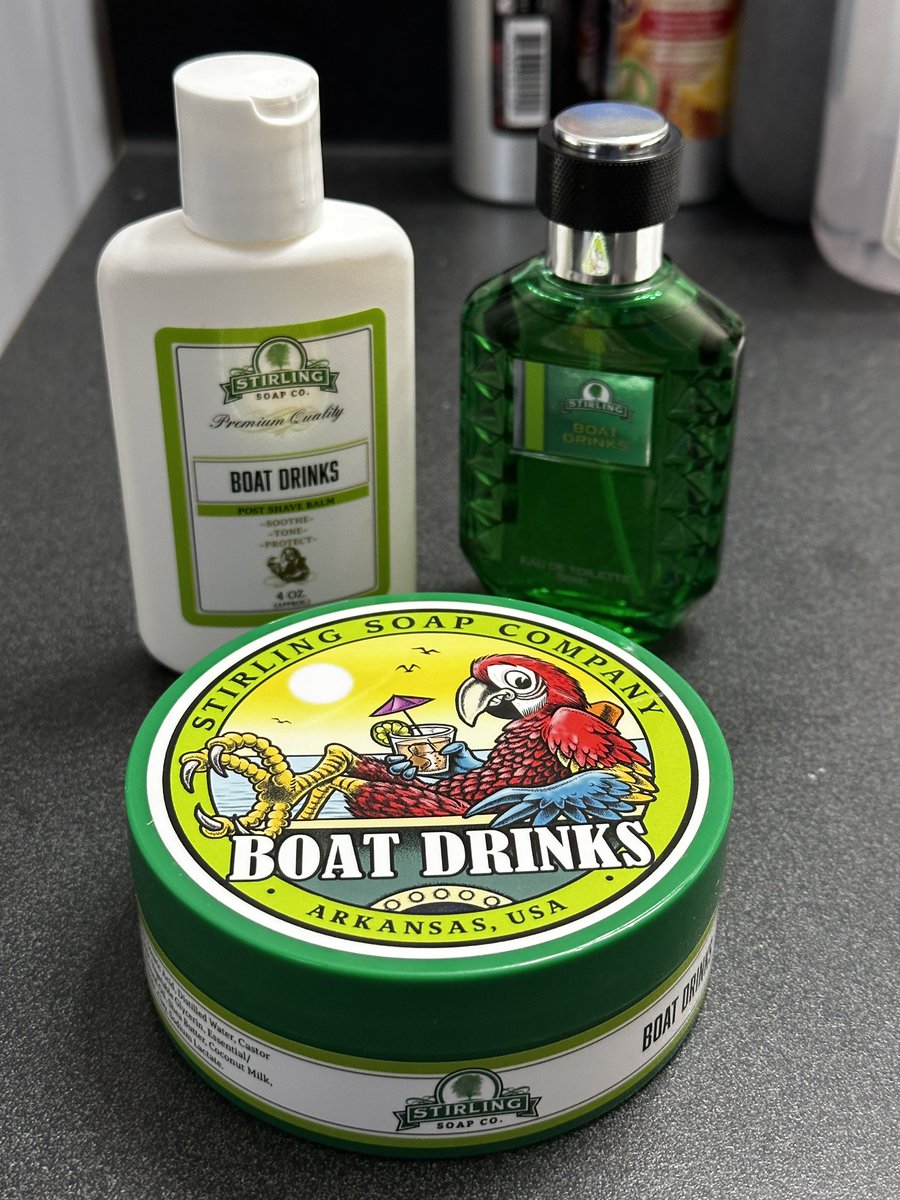Two different vendors later ….. @stirlingsoap I managed to get boat drinks and it is intoxicating!