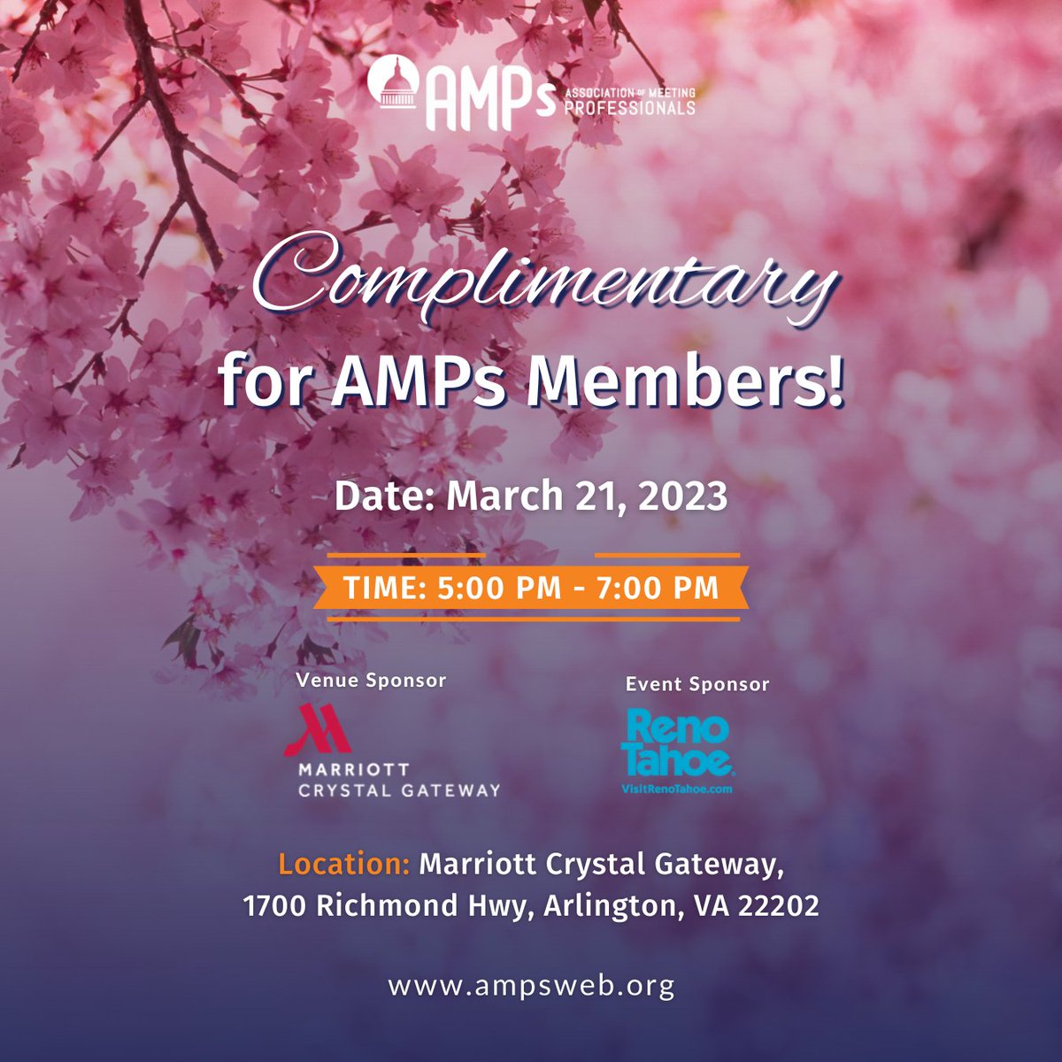 BREAKING NEWS! Unleash the full potential of your AMPs Membership! Get ready to connect, collaborate, and thrive at our spectacular Networking and Committee Fair - now COMPLIMENTARY for all valued AMPs Members! 🎉✨💼
Register here --> bit.ly/3Tkxv0o 

#AMPsDC