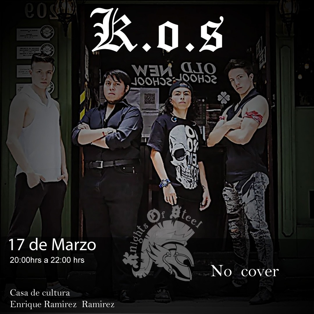 kosofficialmx's tweet photo. No sé lo pierdan hoy estaremos en la casa de cultura Enrique Ramirez Ramirez junto a ustedes tocando unas rolitas muy prendidas los esperamos
@MazaRodrick
@MarioMarayders1
@Marpena1999
@EDGARGOMEZKOS
#yosoykos #rock #rockband #rockenespañol #music #musicrock https://t.co/uGD3NzDSKz