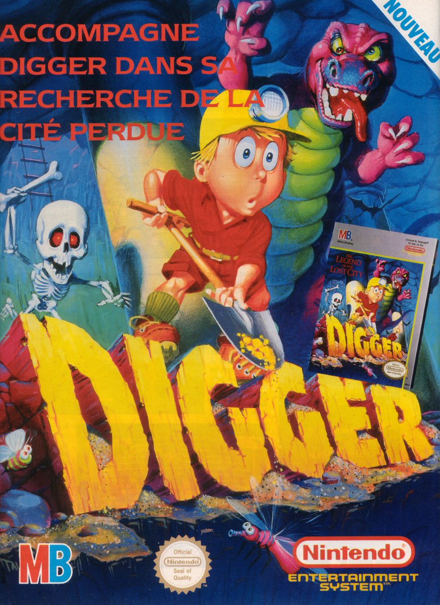 AllmightoFranky's tweet photo. C'est l'heure de la publicité dans les mags JV des #80s #90s avec de #Nintendo à gogo,#Digger et #TopGun sur la #NES!!De la pub #ClubNintendo et du stuff #TheTerminator2!!Du louuurd!! #retro #retrogaming #oldschool #Culturepub https://t.co/GZFkBth6la