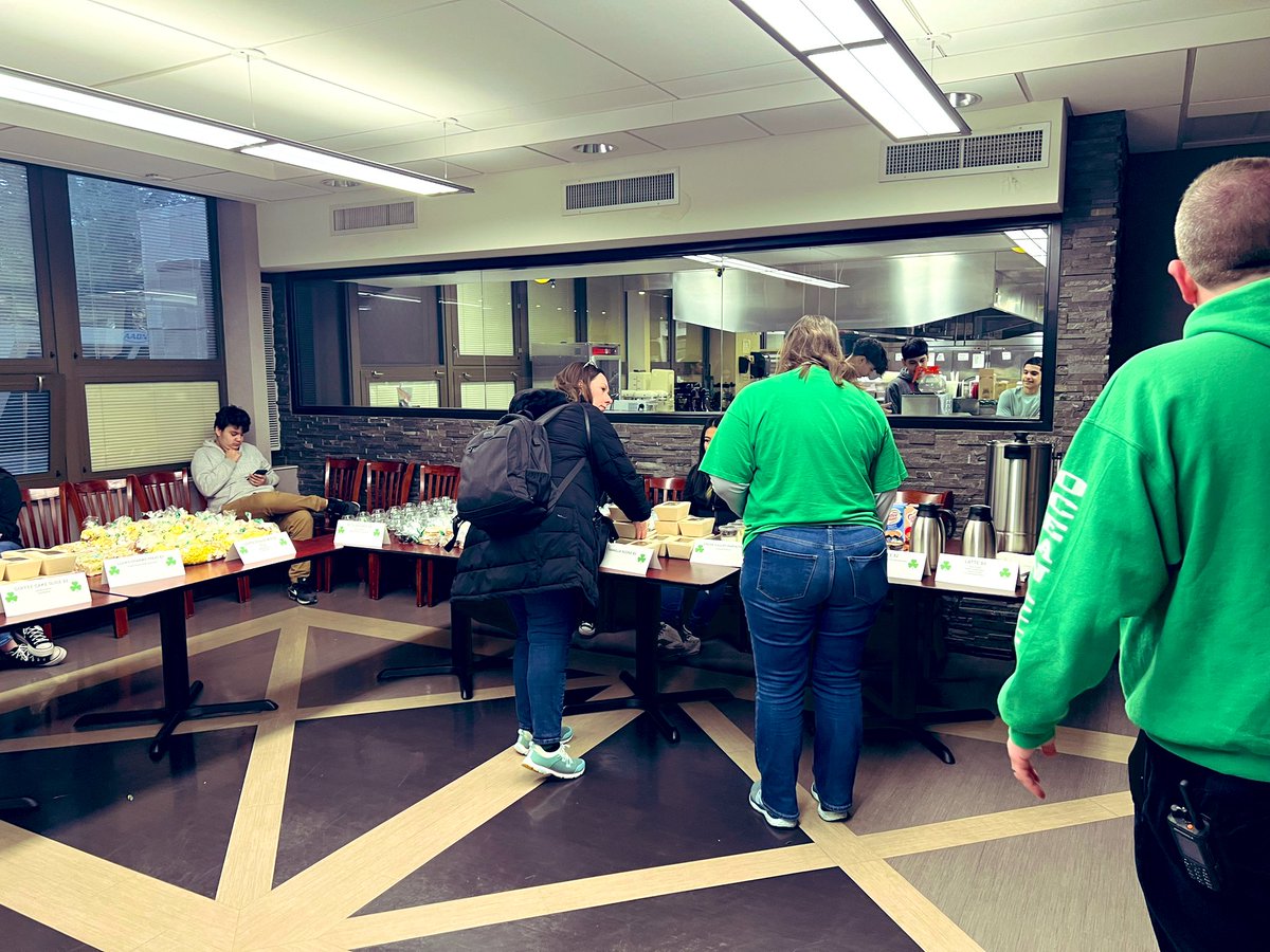 Thank you to our Culinary students for the festive treats this morning!! ☘️🌈🍀@MWHSCulinary <a href="/ms_cbay/">Courtney Bay 👩🏼‍🍳</a> <a href="/Morton201/">Morton 201</a>