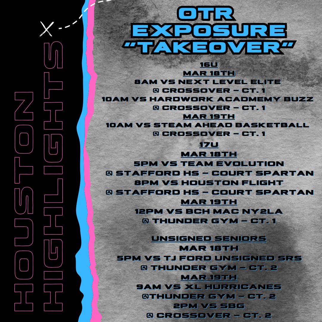 JohnsonEliteAAU's tweet photo. It’s time! All 3 teams in action to kick off our Spring/Summer Season! Schedule for all 3 teams for the OTR Exposure (@ExposureOtr) “Takeover”. All games streamed on @BallerTV. Time to go go to work! #HighlightsVsEverybody #FAMILY https://t.co/t2FiBhuVoQ