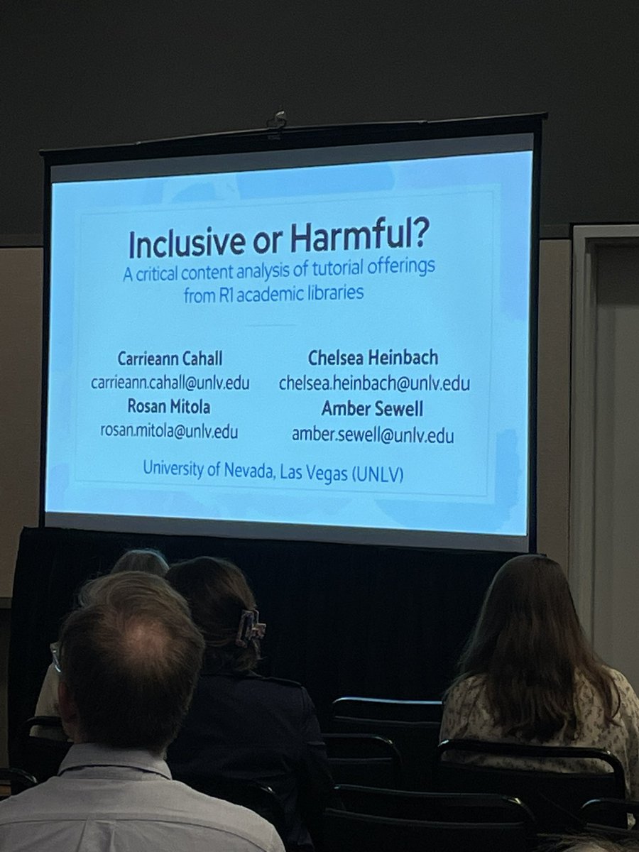 Librarian88's tweet photo. Another packed session in a toasty room! #acrl2023 https://t.co/Gf5xpTN9Dz