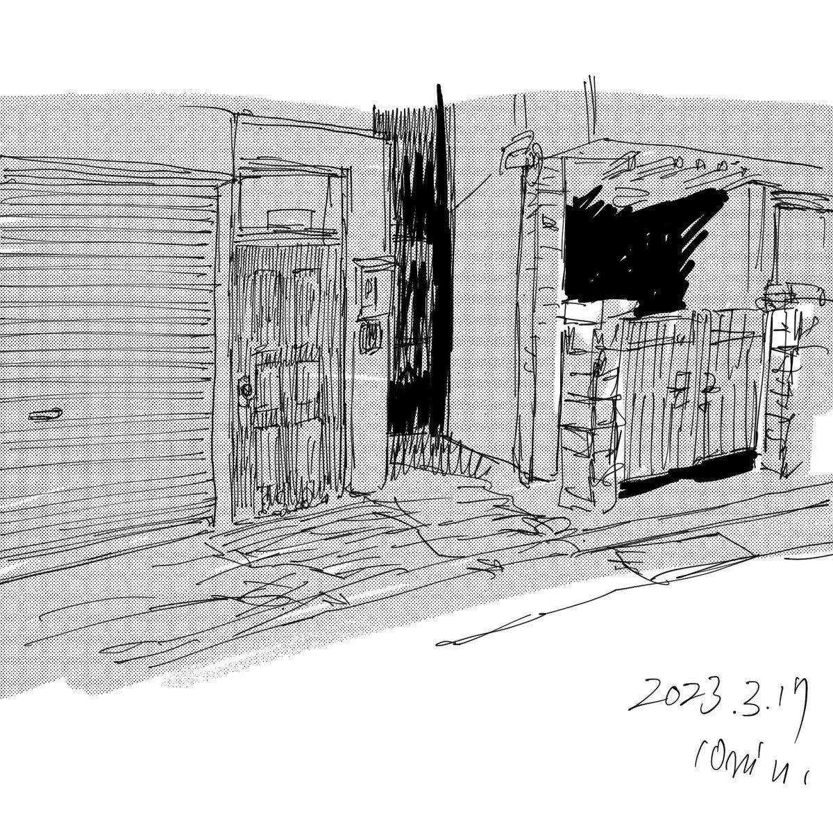 #画力上げるぞ 
透明なものを描くのは難しい。 