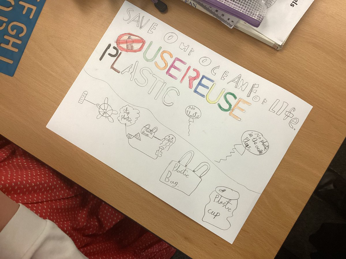 Turves_GreenPS's tweet photo. #year4 have been campaigning against plastic pollution. Here are some of their brilliant, eye catching posters they have created. We can’t wait to get started on our speeches! #year4topic #voice21 @ExcelsiorMAT @voice21oracy https://t.co/sX5El3ihmp