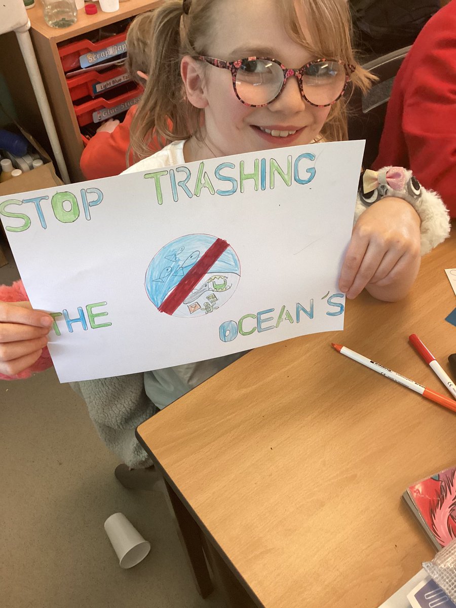 Turves_GreenPS's tweet photo. #year4 have been campaigning against plastic pollution. Here are some of their brilliant, eye catching posters they have created. We can’t wait to get started on our speeches! #year4topic #voice21 @ExcelsiorMAT @voice21oracy https://t.co/sX5El3ihmp