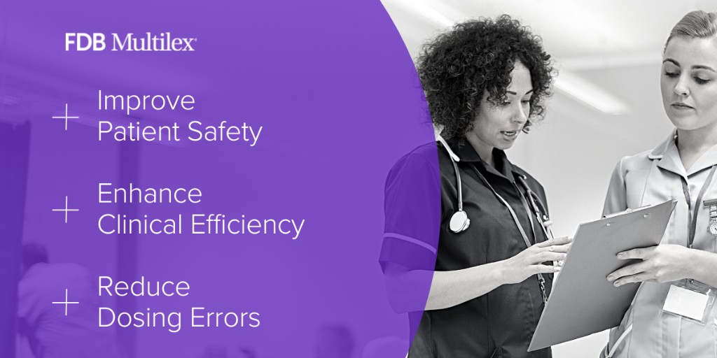 FDB_UK's tweet photo. When integrated with an electronic patient record, our #FDBMultilex #clinicaldecisionsupport solution enables context-specific drug knowledge and enhanced functionality that helps to reduce #prescribing errors.
Learn more π https://t.co/H1XjT5X8rj
#saferprescribing https://t.co/ziXJw8uGFe