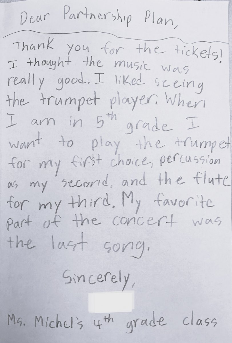 PartnershipPlan's tweet photo. Today we celebrate #FeelGoodFriday with thank you notes from our friends from Lily Lake Elementary. 
 #grantsinaction #music #inspiration https://t.co/ns0wHPTTb3