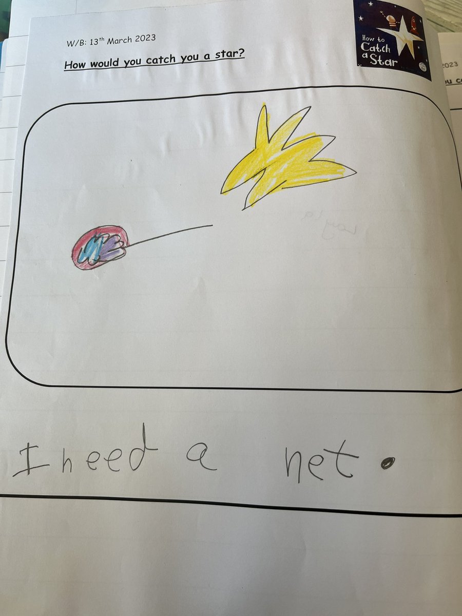 GCPSReception's tweet photo. Reception used their literacy text ‘How to catch a star’ by Oliver Jeffers, to explore reflections this week. We then became inventors to design and make things that would help us to catch a star. #worldscienceweek @GreenfieldsCPS https://t.co/xuI4FN9KXG