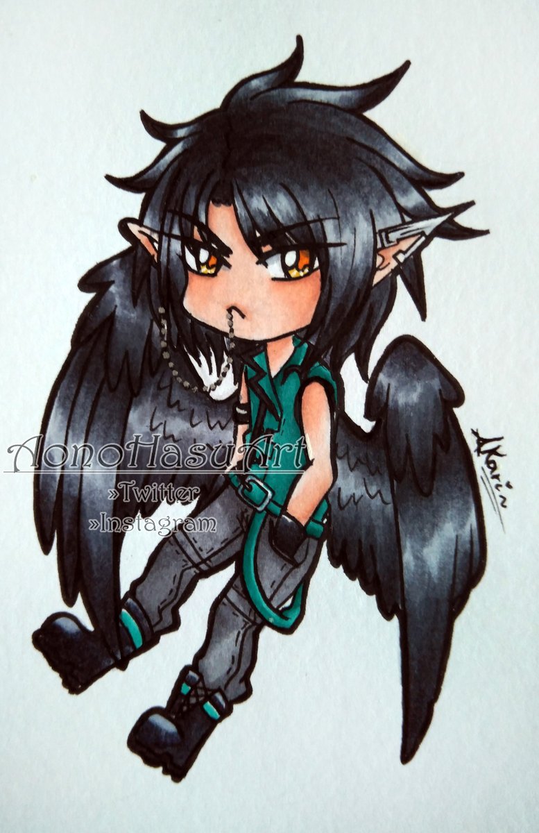 AoNoHasuArt's tweet photo. ✧ Ark! (Arkathian) ✧
These are old drawings but I don't have anything recent of him finished. He's been with me for more than 19 years and, although I don't draw him much, he's the one I love the most because he's the main character of the biggest project of my life.
#OCDay https://t.co/6AM9Ky7ZXa