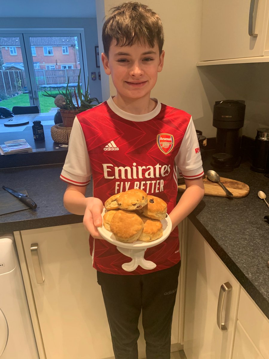 TheStarfishWay's tweet photo. This week, Harry decided to try making the scone recipe which is featured within the Cooking For Fun module on the Distance Learning Hub.
Harry told us that "My scones tasted really nice, especially with butter and jam!"
#DofE #PKDofE #StarfishWay https://t.co/cUnhE2DyDm