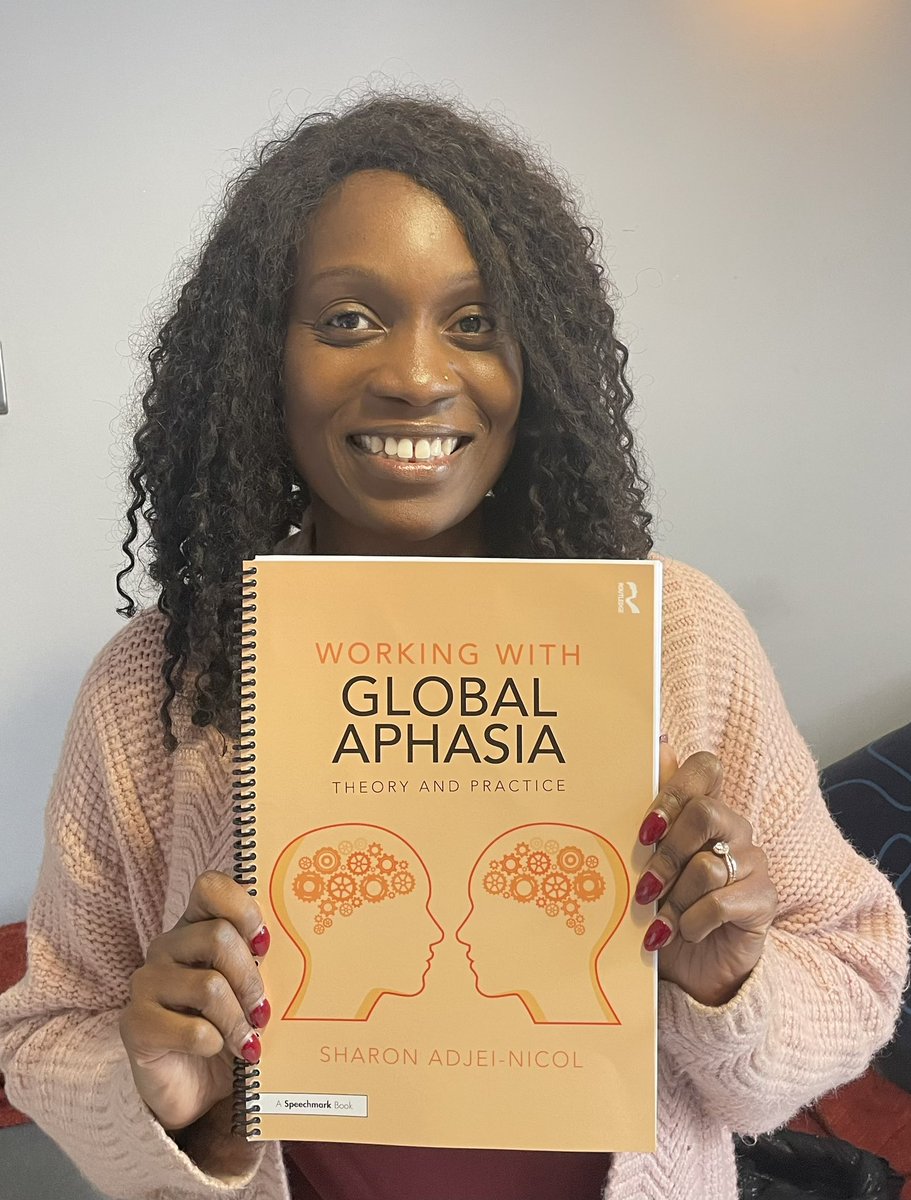 Reflecting on the many times I have doubted my place in SLT, when doing a PhD, when moving into academia, when writing this book..because I never saw someone that looked like me doing those things. So, this photo is for any minoritised SLTs and students in that place of doubt.