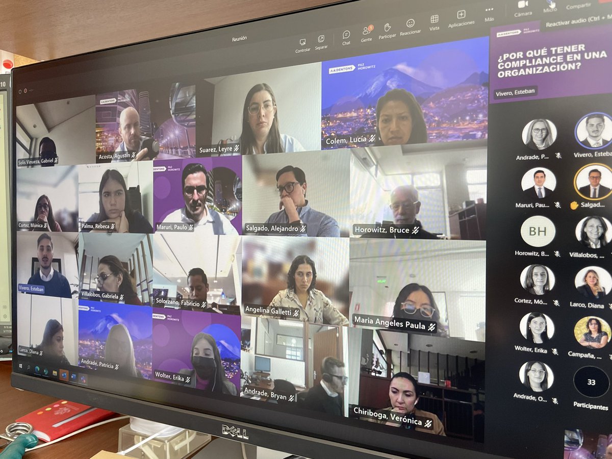 ¡Los VALORES se generan en casa! Esta es la segunda capacitación del año en #COMPLIANCE a nuestro equipo legal en <a href="/DentonsPh/">Dentons Paz Horowitz</a>. Nosotros asesoramos y promovemos el intentar actuar correctamente. Si queremos cambiar la sociedad, debemos empezar por nosotros mismos #HonestidadCriolla