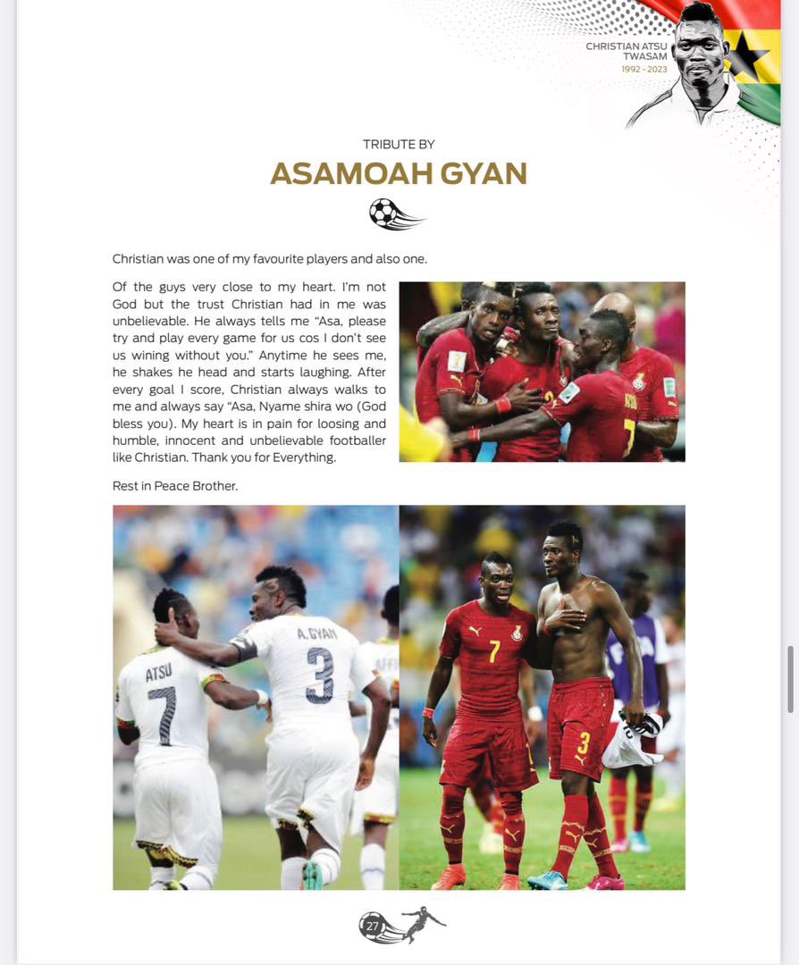 ASAMOAH GYAN tweet media
