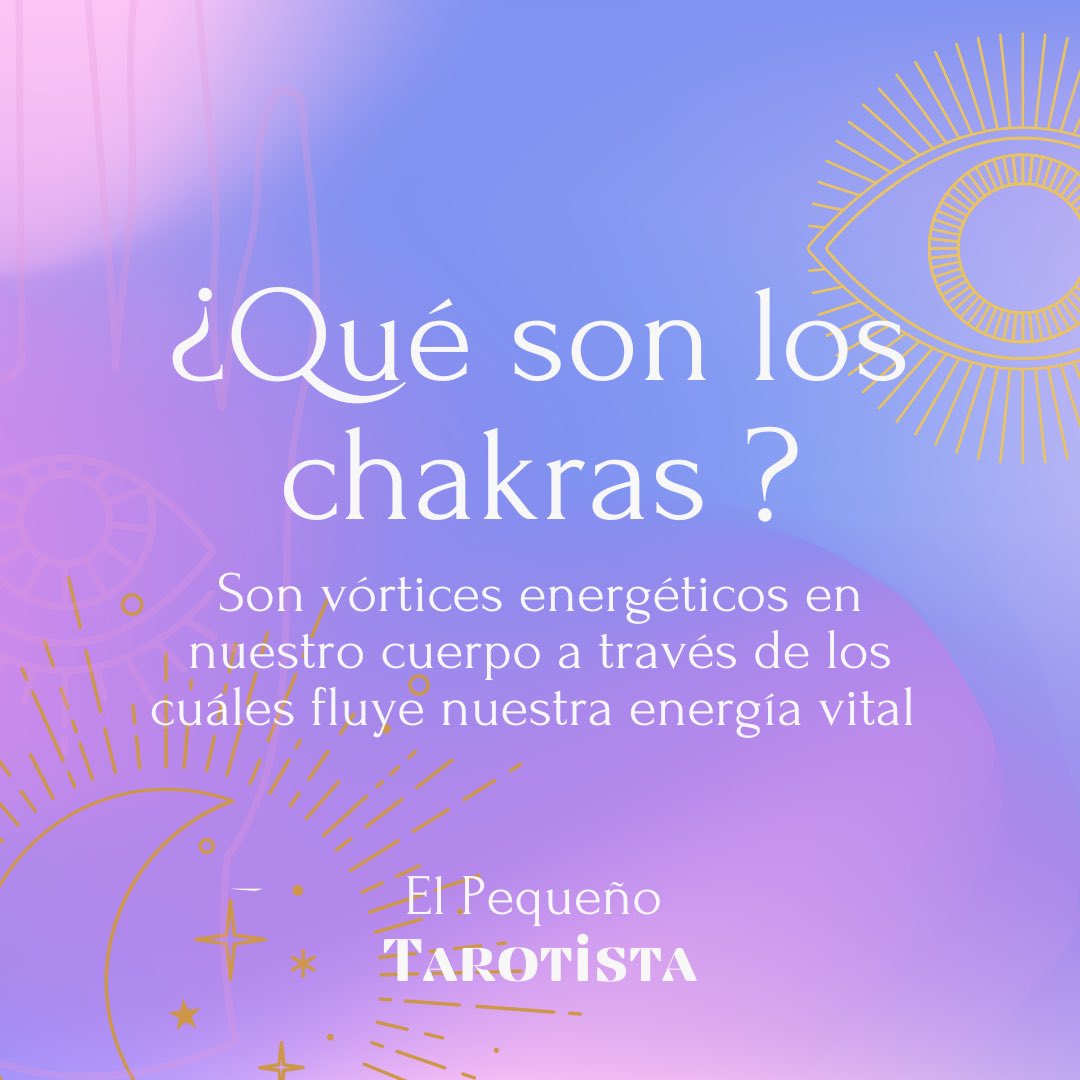 TarotistadelSol's tweet photo. ¿Qué son los chakras? ¿Qué pasa cuándo están bloqueados ? https://t.co/2BtFIGR9zJ