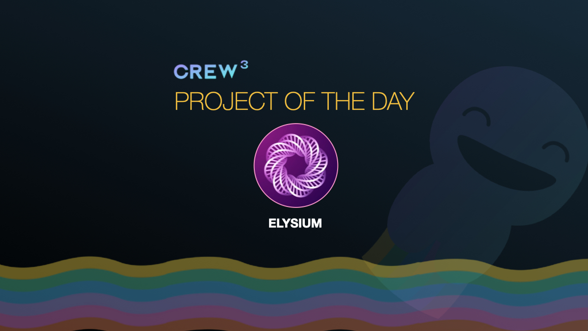 Our Project Of The Day, <a href="/elysium_chain/">ELYSIUM Blockchain</a> brings to you Proof of Victory consensus, the validator in advance predicts the result of a function processing third-party input data. This approach completely removes the need for heavy calculations.


Questboard: bit.ly/3JP3t1I