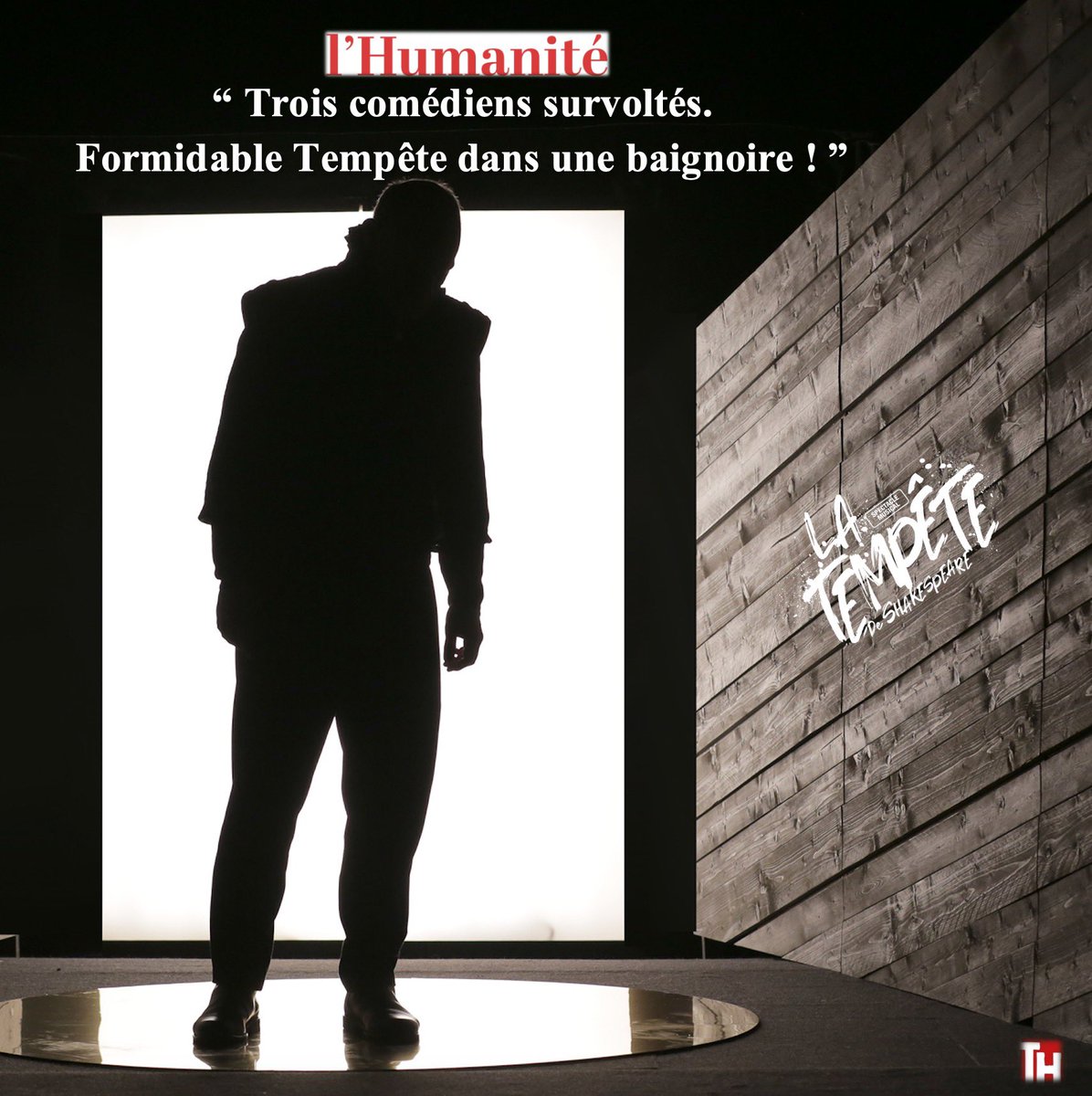 theatrehuchette's tweet photo. Le compliment du jour est signé Gérald Rossi dans L’Humanité ! On est heureux et on vous attend à la Huchette ! (Photo : Fabienne Rappeneau)
#TheatreParis #Shakespeare #LaTempeteShakespeare #SortiesParis #SpectacleMusical #QuartierLatin #CritiquesSpectacles #ConseilsSorties https://t.co/0koJpalOPk