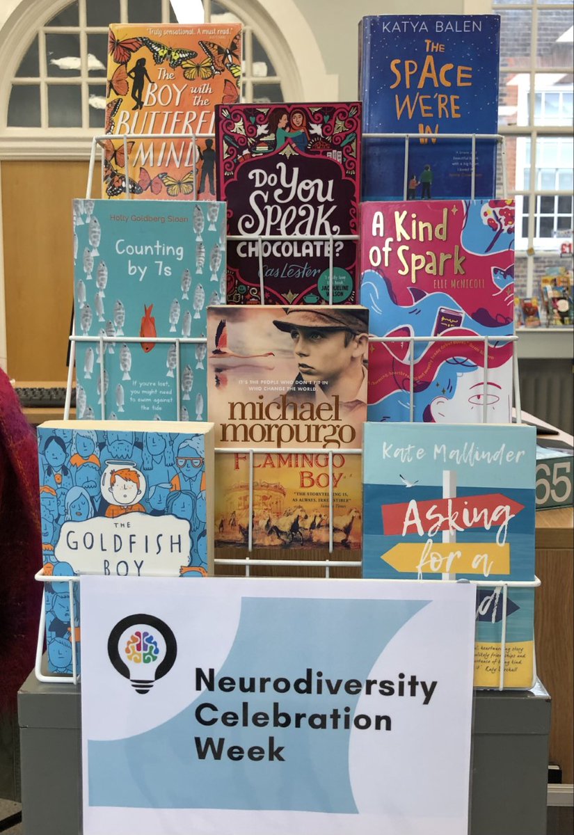 Celebrating Neurodversity <a href="/NCWeek/">Neurodiversity Celebration Week</a> ravensbournelibraries.blogspot.com/2023/03/neurod…