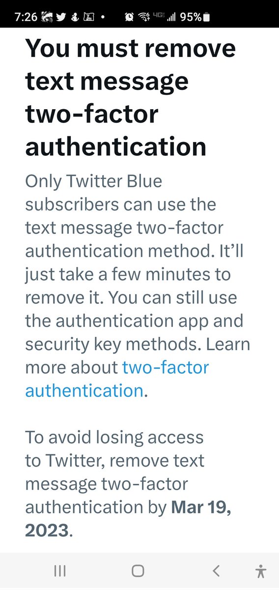See Wired's solution to Twitter's 2FA change.