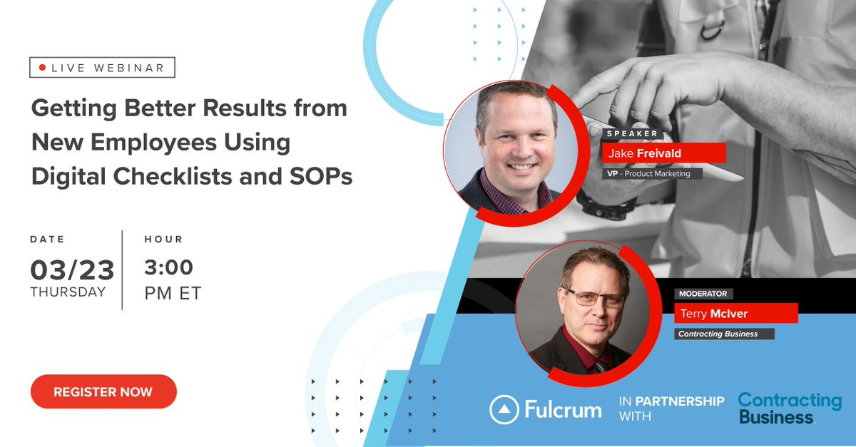 fulcrumapp's tweet image. 🤯 Tired of manual documentation? Fulcrum's got your back! Register now for our webinar on March 23 at 3 p.m. ET and learn how to automatically generate documentation in real time. Don't wait; join us! #AutomateYourWorkflow 🤖
bit.ly/3mYj99K