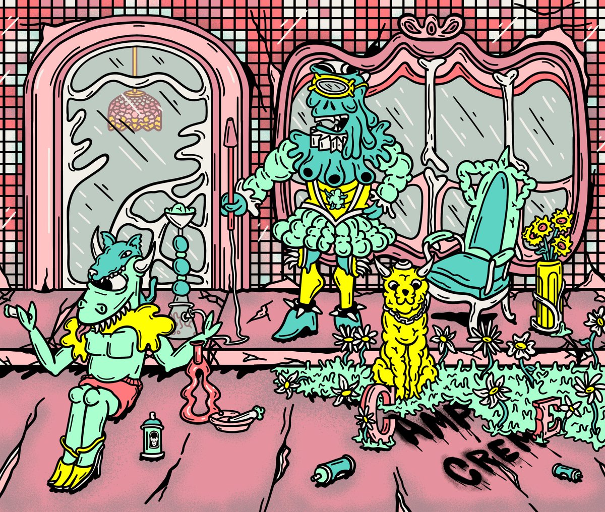 ¨I must say i do look gorgeous¨ piece for #crampcreme event, im super excited about this. I big shout out to everyone who makes #campcreme possible.

15 eds at 5.5 xtz

Today is a night out in the barrio 👽🛸🌺

Link in comments 👇