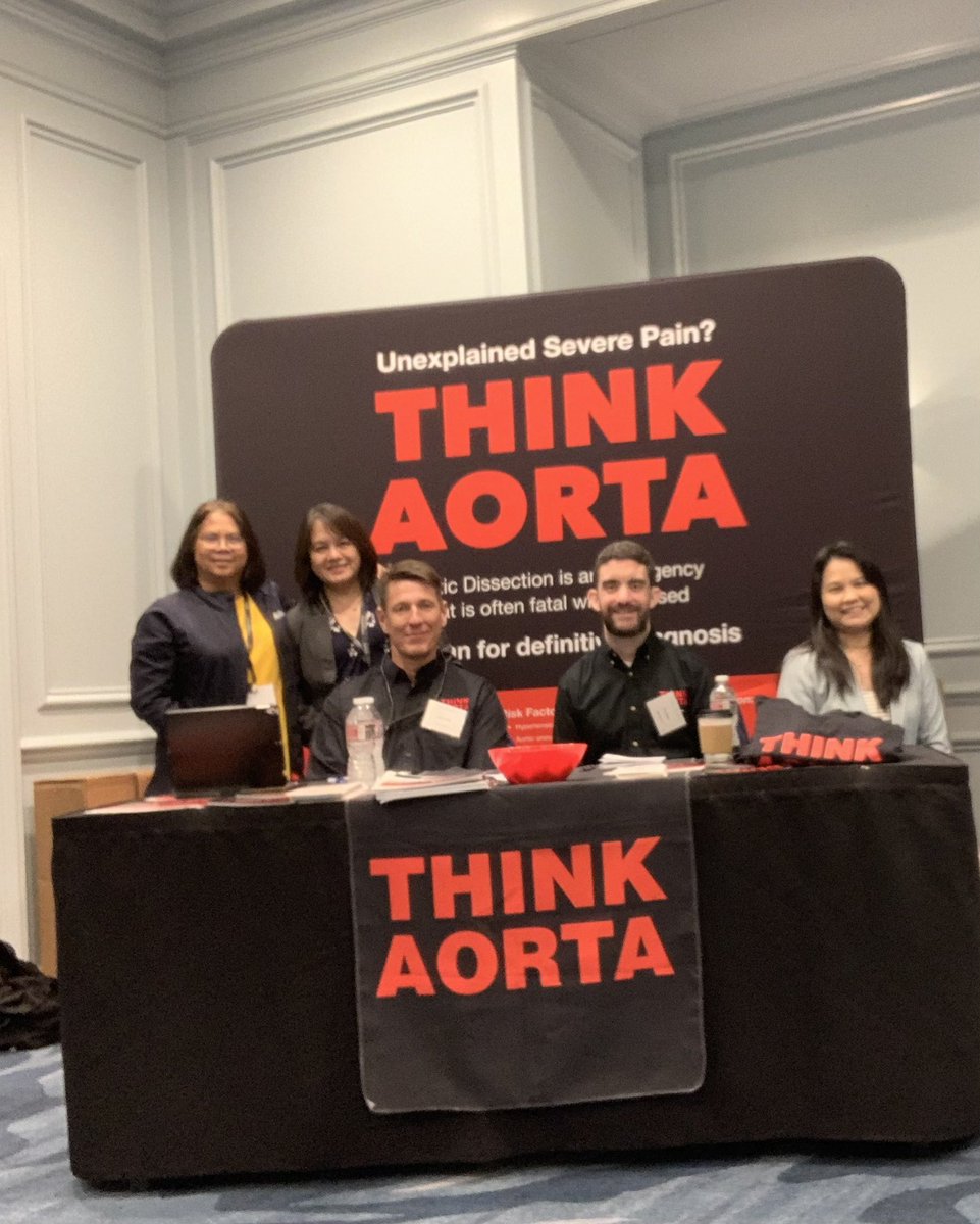 Making friends at the Houston Aortic Symposium <a href="/ThinkAortaUS/">Think Aorta US</a> <a href="/THINK__AORTA/">THINK AORTA Global</a>