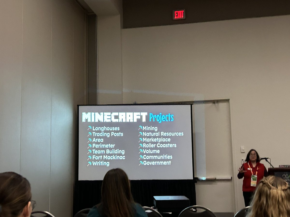Making Minecraft Meaningful with Marnie Diem <a href="/GetTeachingTech/">Marnie Diem</a> #macul23 you rocked it Marnie!
