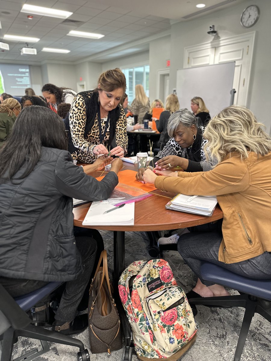 UVA_PLE's tweet photo. This may look like the dreaded spaghetti structure challenge but district leaders are doing something more. They are grappling with the intricate components of #strategy and #teamwork in practice, using #play to change the game in school districts across the country. @TonyaKales https://t.co/DY3wjUsn5s