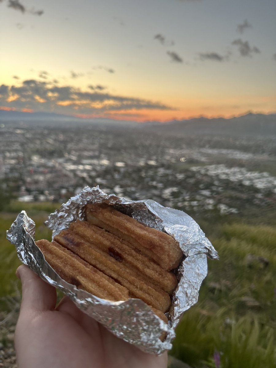 Awesome #cuehike this morning! Great views, people, and churros! 

<a href="/CaliRobotGirl/">Marcia Vidal Nial</a> <a href="/Claudjavo/">Claudja Van Orden</a> <a href="/carr_8/">Heidi Carr (she/her)</a> #springcue