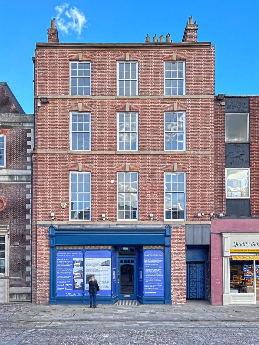 lathamstweet's tweet image. New but traditional 1920s #shopfront reinstated into this Grade 2 #ListedBuilding in #Gainsborough. Façade repair including being fully repointed in lime, new stone string courses and restored sash windows with original shutters all part of THI funded town centre renewal.