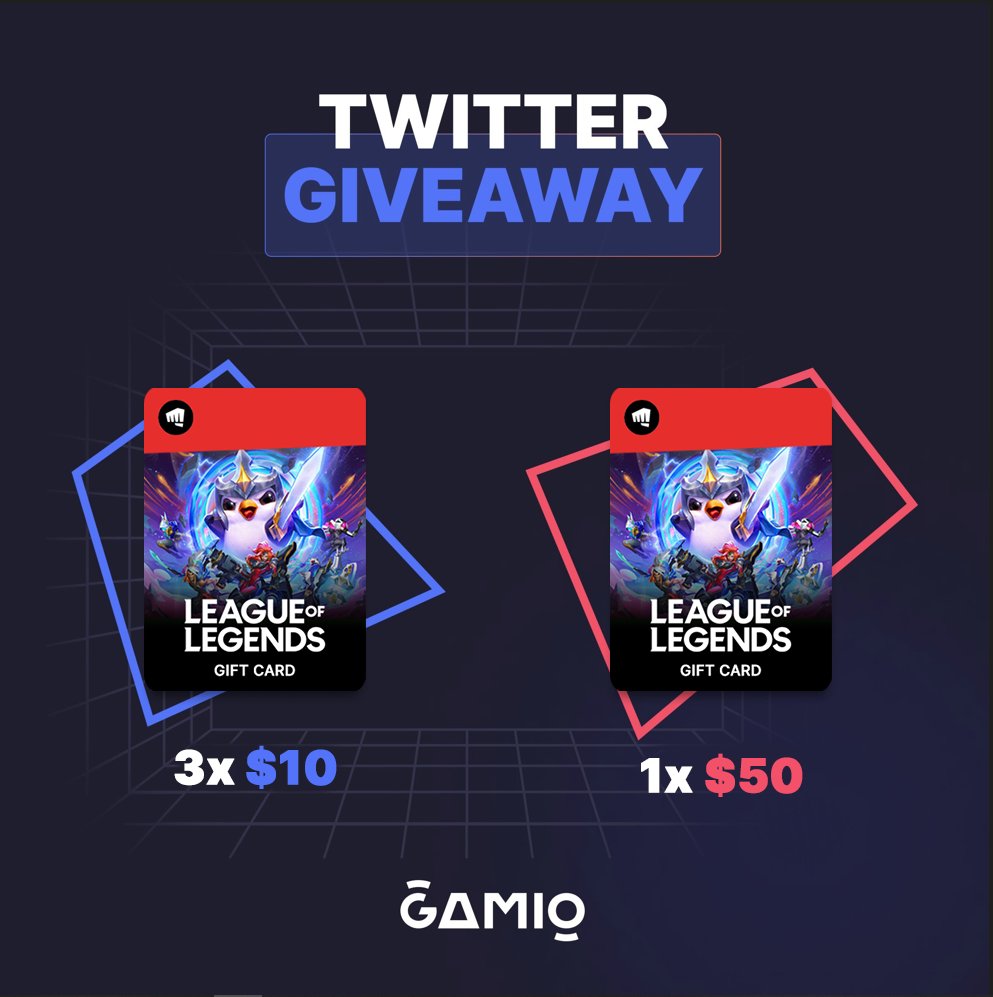 GGgamio's tweet image. League of Legends RP giveaway 🥳🎉

All you have to do is:

❤️Like + ✅Follow + 🔃RT 

What skin would you use it on? 🤔
Let us know in the comments!
Join the waitlist⬇️⬇️⬇️
