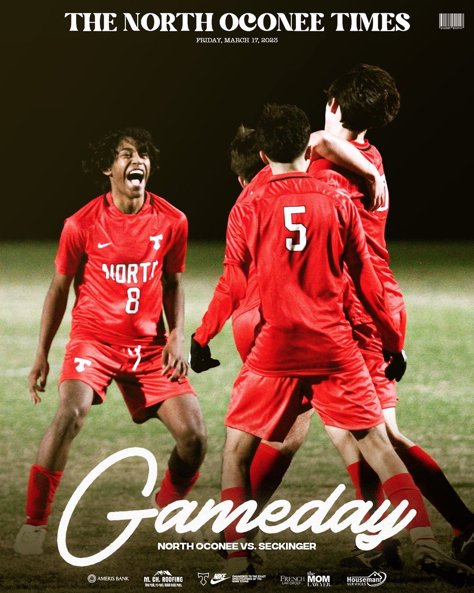 Titan_Soccer's tweet photo. Match Ten: Protect the House🔒

📍HOME vs. Seckinger 
⏰ 7:30 PM
⚠️ Game will be played on the Football field

#NOHSTitans https://t.co/4dPsOBv5xG